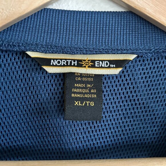 North End Jacket Snap On Tools Logo Vented Pullover Windbreaker Blue - Picture 9 of 10